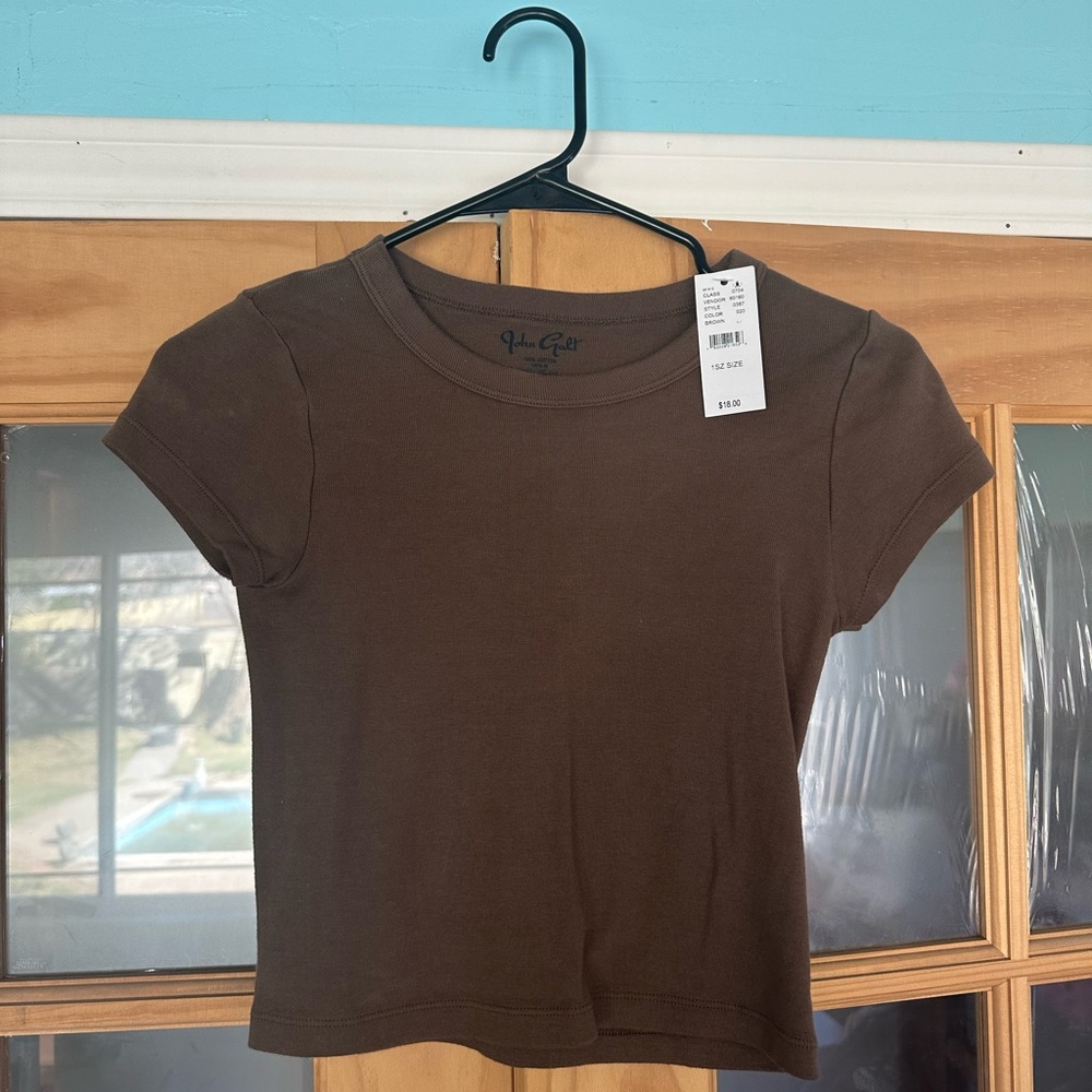 Brandy Melville brown crop top